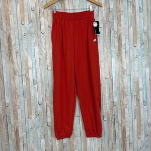 New Five The Label PA Petite Adult Dancewear Red Jogger Pants Sweatpants Lounge‎